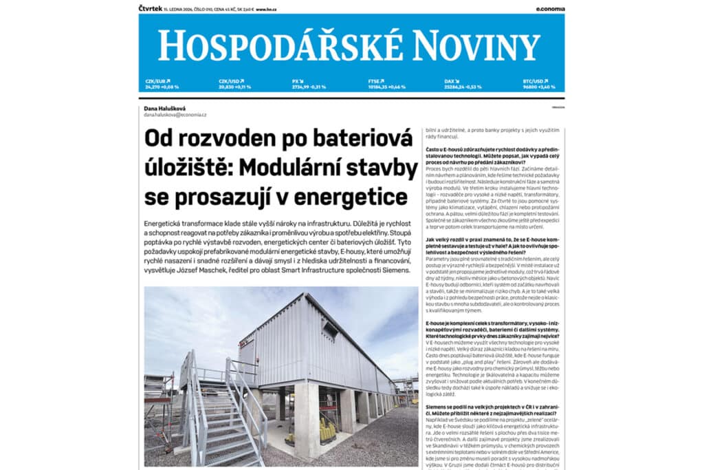 Modulárne stavby sa presadzujú v energetike